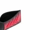 Alexander McQueen compact embossed cardholder