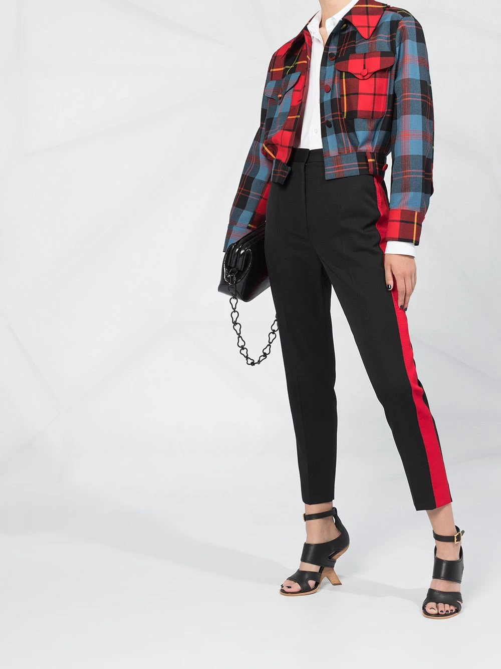 Alexander McQueen Side panel tailored trousers 2 Alexander McQueen side-panel tailored trousers