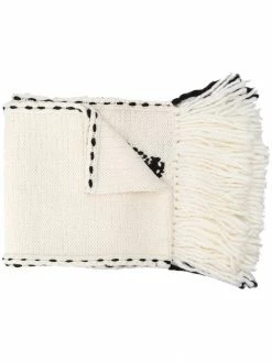 Alexander McQueen skull knitted scarf