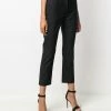 Alexander McQueen pinstripe print cropped trousers