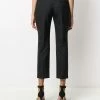 Alexander McQueen pinstripe print cropped trousers