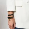 Alexander McQueen skull charm wrap bracelet