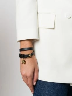 Alexander McQueen skull charm wrap bracelet