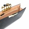 Alexander McQueen Four Ring embossed clutch bag