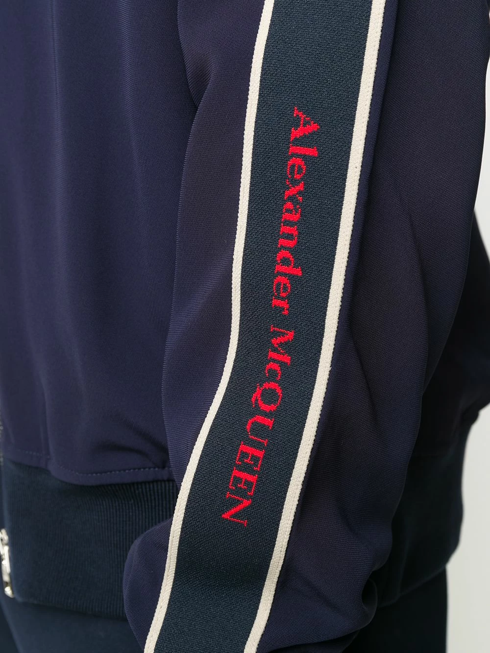 Alexander McQueen Tapped logo track jacket 5 Alexander McQueen tapped logo track jacket