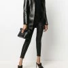 Alexander McQueen skinny lambskin trousers