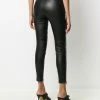 Alexander McQueen skinny lambskin trousers