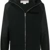 Alexander McQueen logo-print hooded jacket