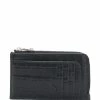 Alexander McQueen crocodile-embossed skull-stud wallet
