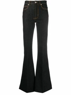 Alexander McQueen high-waisted flared jeans
