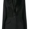 Alexander McQueen lace-panel blazer