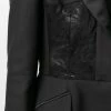 Alexander McQueen lace-panel blazer