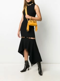 Alexander McQueen metallic sphere knitted dress