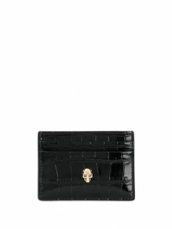 Alexander McQueen Skull stud cardholder