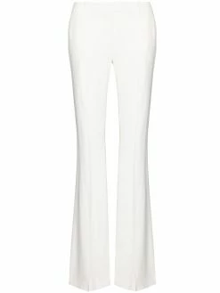 Alexander McQueen mid-rise flared trousers