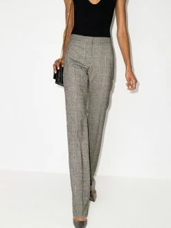Alexander McQueen Prince of Wales wool trousers
