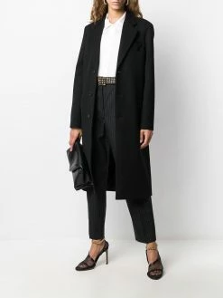 Alexander McQueen glitter pinstripe high waist trousers