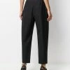Alexander McQueen glitter pinstripe high waist trousers