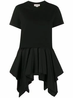 Alexander McQueen ruffled draped top