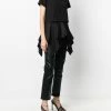 Alexander McQueen ruffled draped top