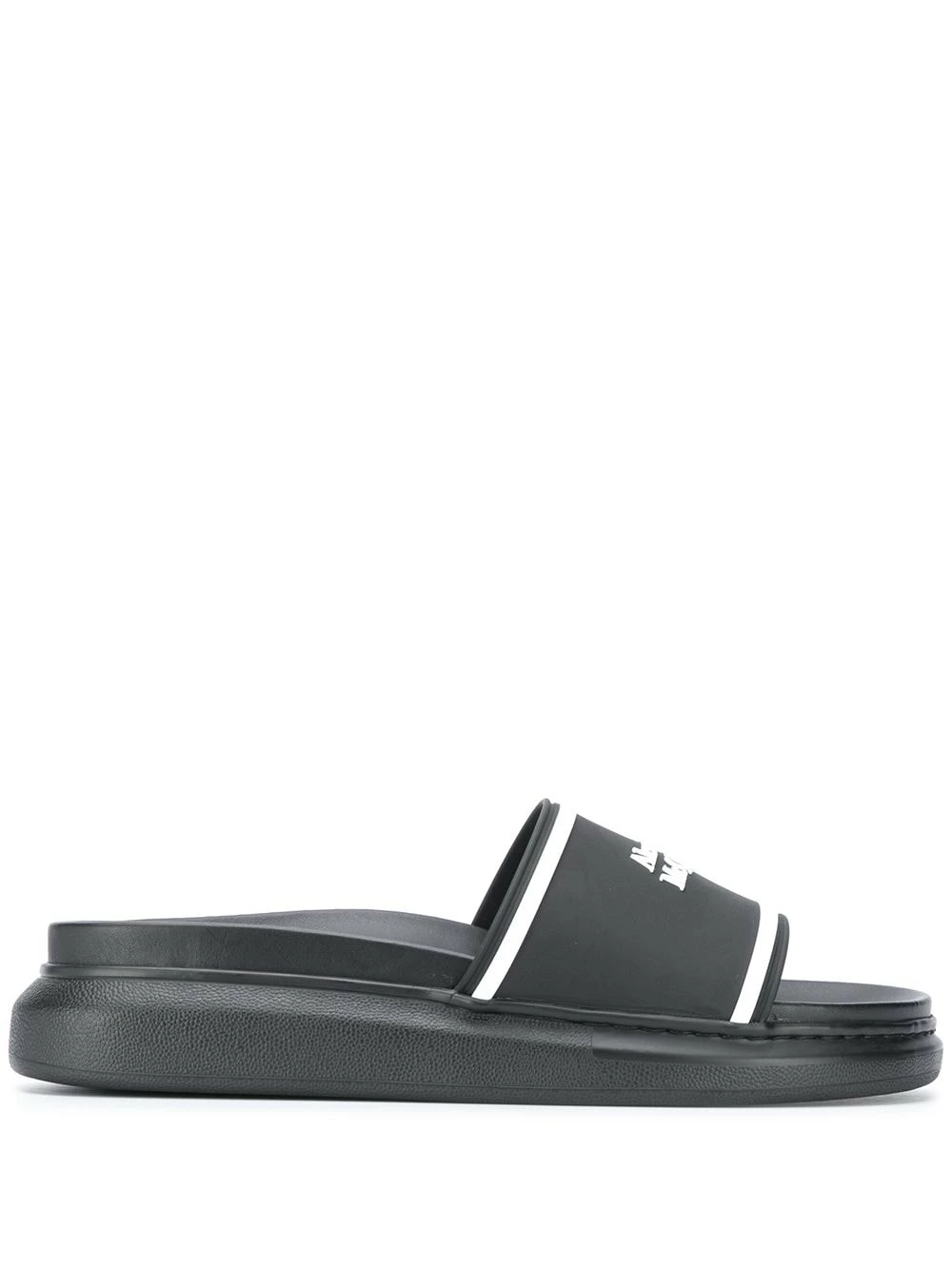 Alexander McQueen Logo pool slides 1 Alexander McQueen logo pool slides