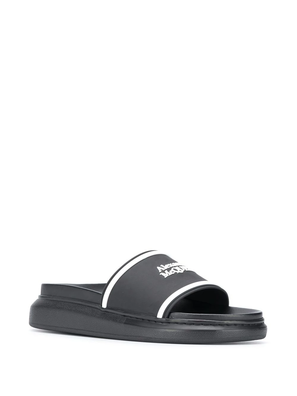 Alexander McQueen Logo pool slides 2 Alexander McQueen logo pool slides