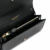 Alexander McQueen crinkled leather clutch bag