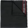 Alexander McQueen jacquard logo scarf