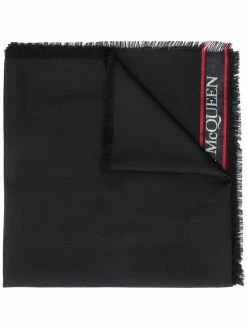 Alexander McQueen jacquard logo scarf