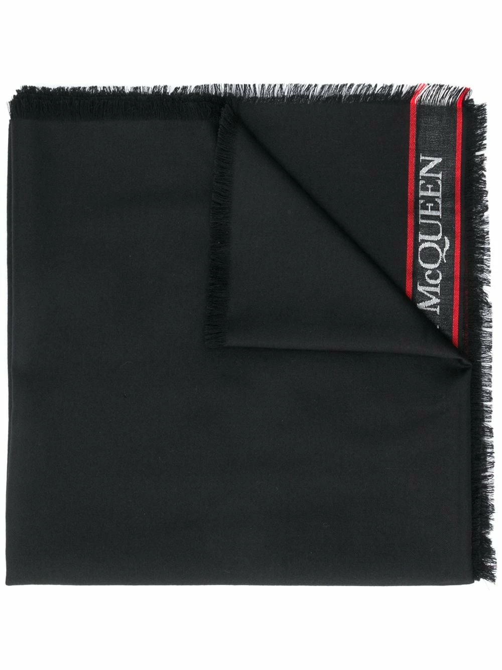 Alexander McQueen Jacquard logo scarf 1 Alexander McQueen jacquard logo scarf