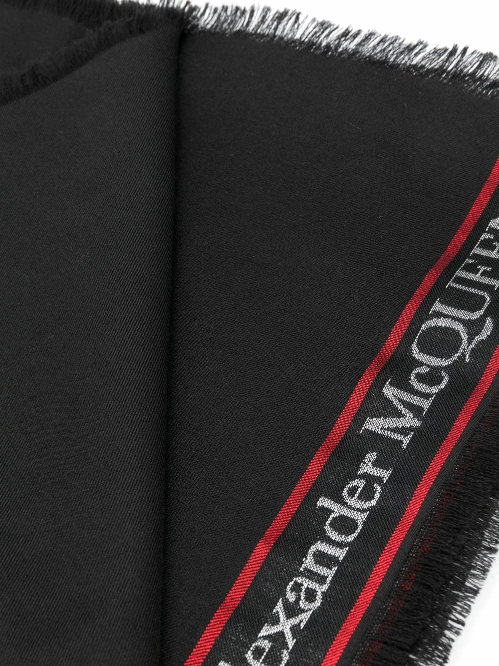 Alexander McQueen Jacquard logo scarf 3 Alexander McQueen jacquard logo scarf