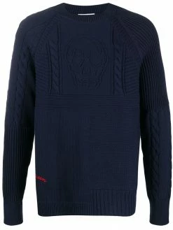Alexander McQueen skull knit jumper