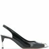Alexander McQueen spike-stud slingback pumps