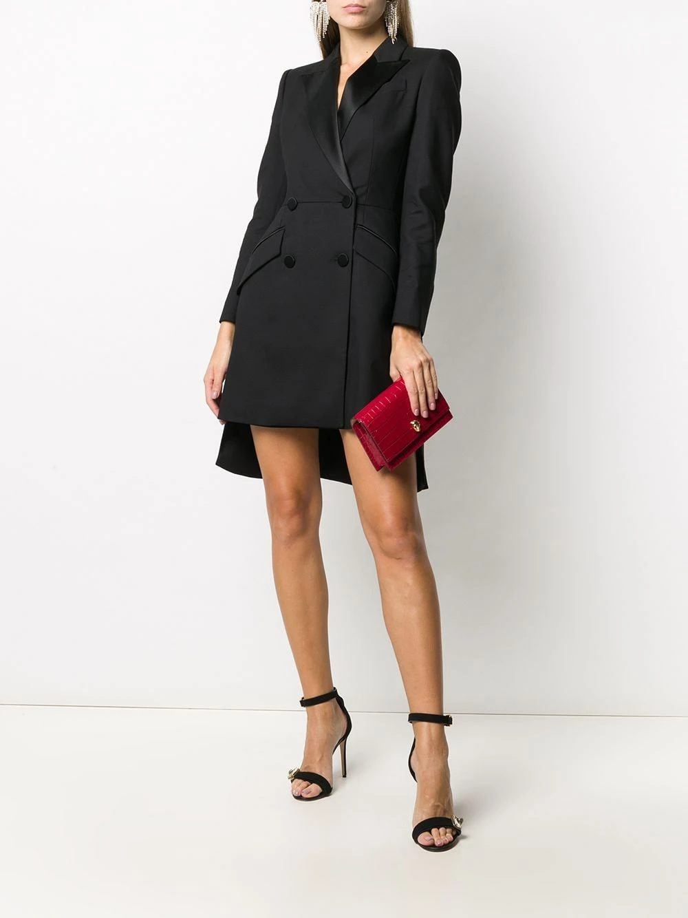 Alexander McQueen Double breasted blazer dress 2 Alexander McQueen double-breasted blazer dress