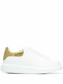 Alexander McQueen metallic Oversized low-top sneakers