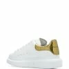 Alexander McQueen metallic Oversized low-top sneakers