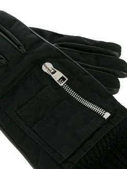 Alexander McQueen zipped pocket leather gloves