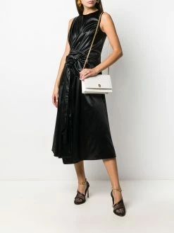 Alexander McQueen croc-effect skull-stud crossbody bag