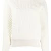 Alexander McQueen patterned rib-knit jumper
