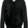 Alexander McQueen sequin-embellished floral bomber