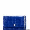 Alexander McQueen Skull crocodile-effect shoulder bag