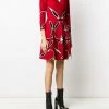 Alexander McQueen V neck flared dress 9 Alexander McQueen V-neck flared dress