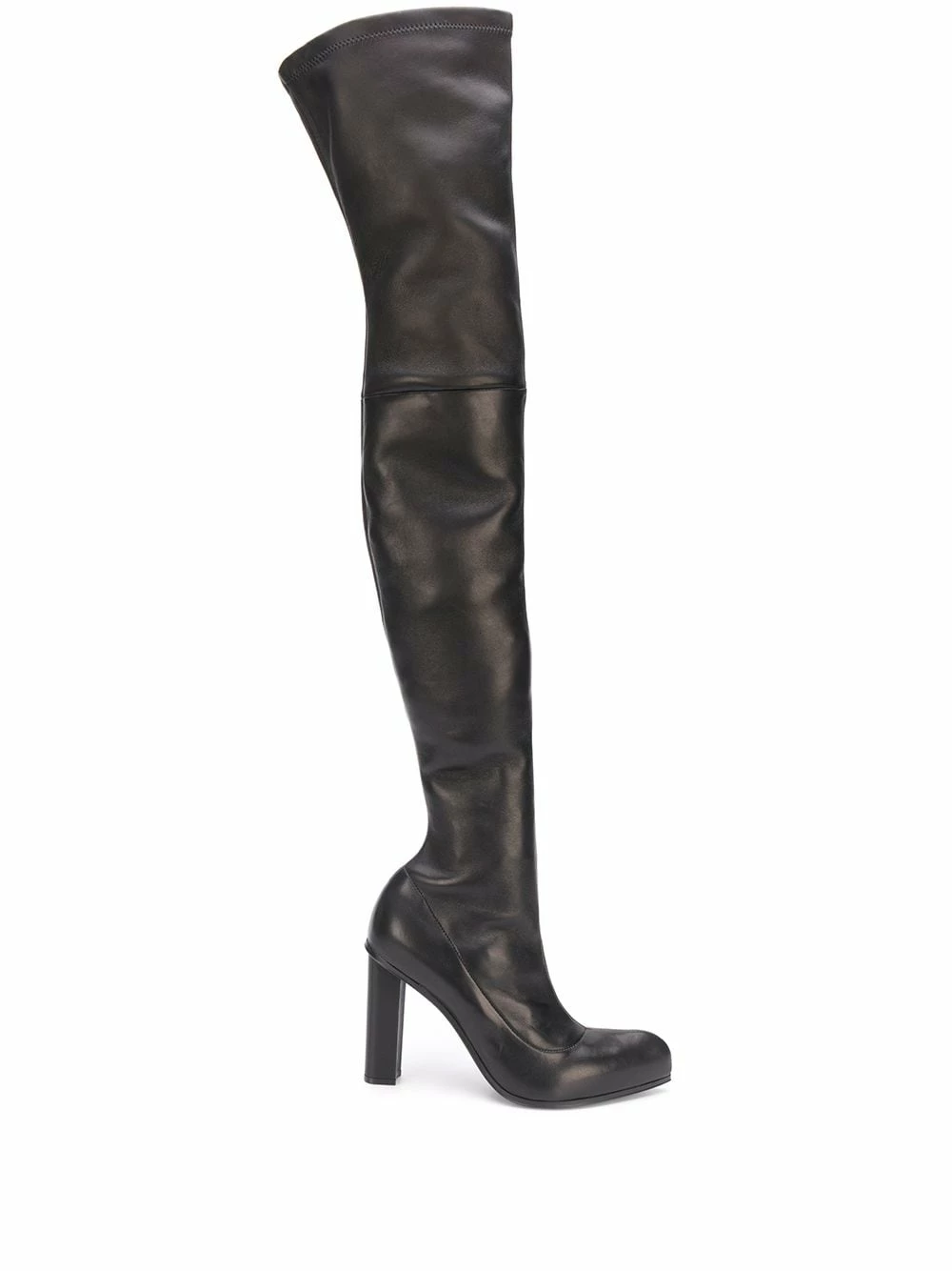 Alexander McQueen Knee high leather boots 1 Alexander McQueen knee-high leather boots