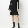 Alexander McQueen Ottoman knit mini dress