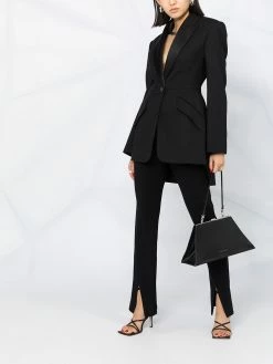 Alexander McQueen high-low blazer