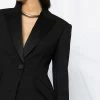 Alexander McQueen high-low blazer