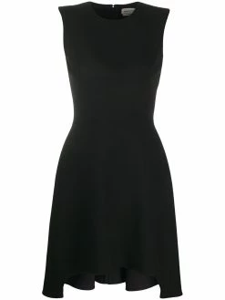 Alexander McQueen asymmetric-hem fitted short dress