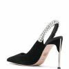 Alexander McQueen Crystal embellished slingback pumps 6 Alexander McQueen crystal-embellished slingback pumps