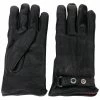 Alexander McQueen press-stud strap leather gloves
