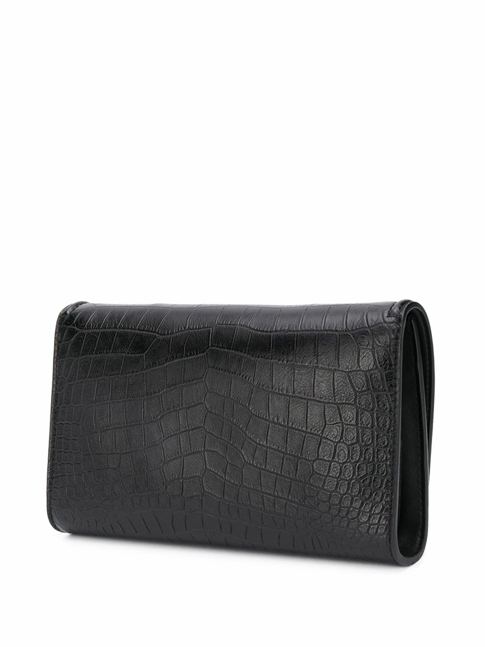 Alexander McQueen Crocodile effect clutch bag 3 Alexander McQueen crocodile-effect clutch bag